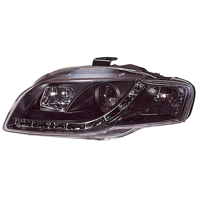 Koplampen, DRL past op Audi A4 B7 2005-2008 - zwart
