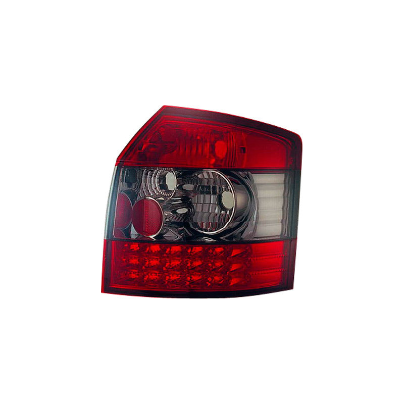 AutoStyle, LED tail lights, fits Audi A4 B6 Avant 2001-2004 - Red/Smoke