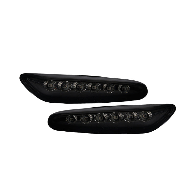 AutoStyle, LED Side Indicator Set - Smoke - Fits BMW 1/3/5-Series E8x/E9x/E6x