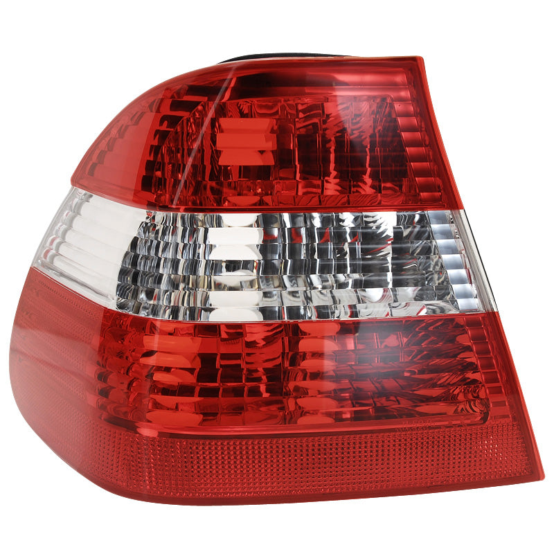 Tail lights, fits BMW 3-Series E46 Sedan 2002-2005 - Red/White/Red