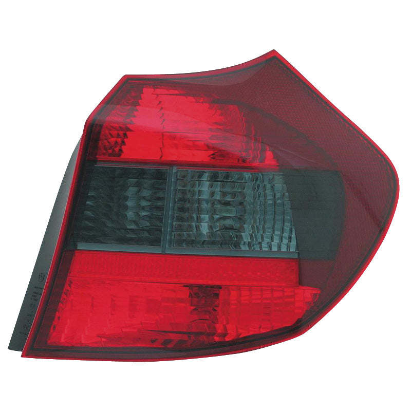 Achterlichten, past op BMW 1-Series E81/E87 3/5-deurs 2004-2007 - Rood/Smoke