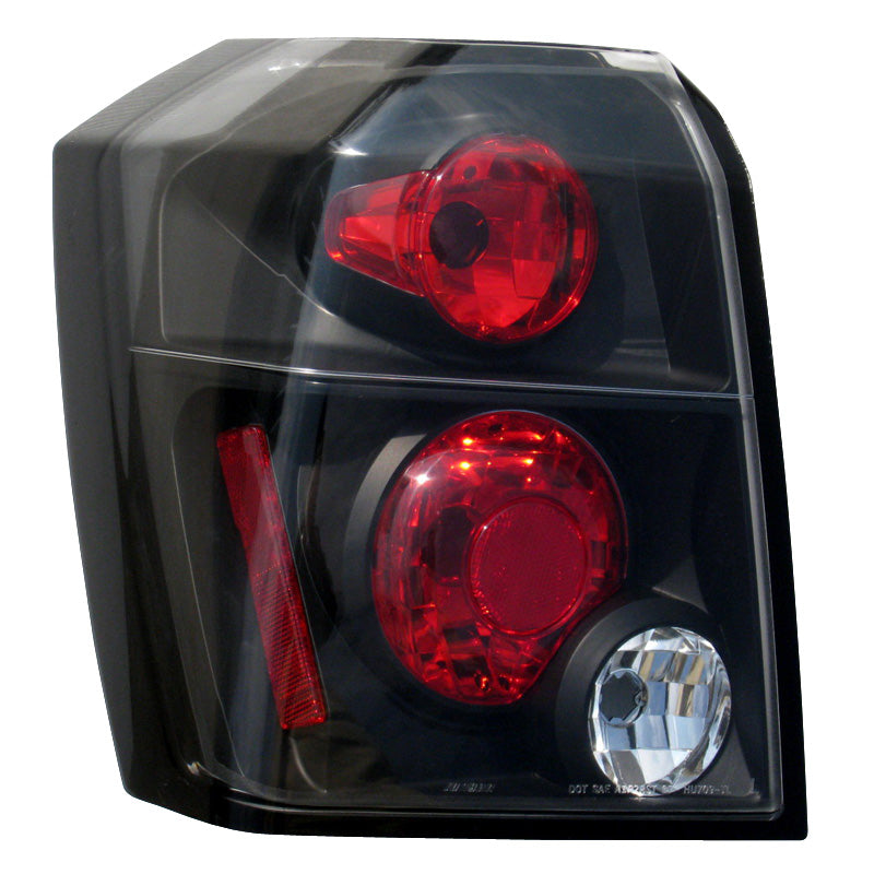Taillights, fits Dodge Caliber 2006- - Black (excl. fog light)