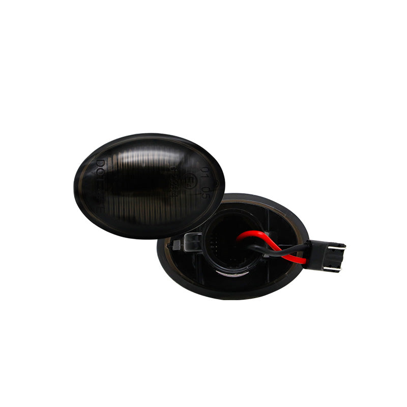 AutoStyle, LED Turn Signal Set - Smoke - With Dynamic Daytime Running Lights