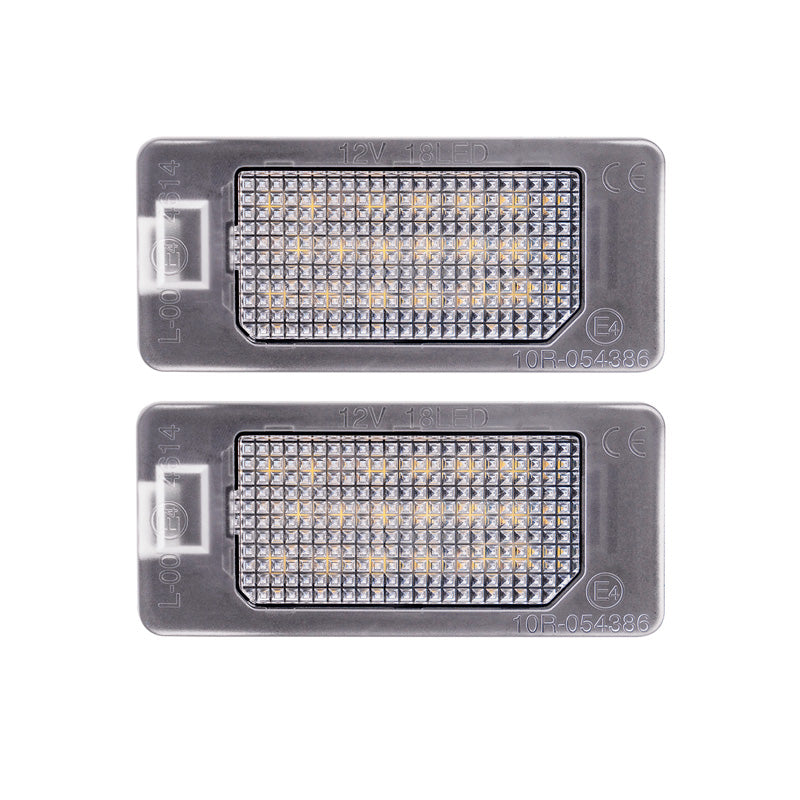 AutoStyle, LED kentekenverlichtingsset, Geschikt voor Fiat 500X (6X/7X) 2018-2022 & Alfa Romeo Tonale 2022-, E-Mark goedgekeurd