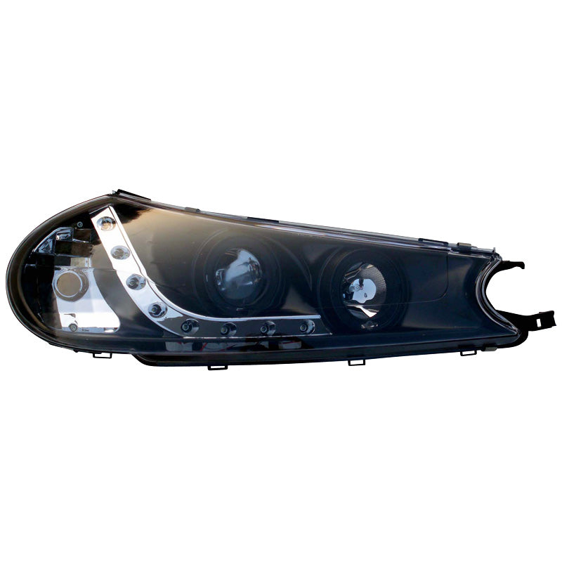 Phares avant, look DRL convient à Ford Mondeo 1996-2000 - noir