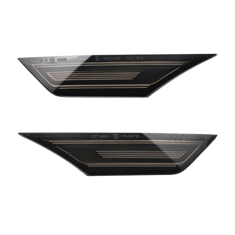 AutoStyle, LED-zijknipperlichten - Smoke - Incl. dynamische dagrijverlichting & standlicht - past op Honda Civic X 2016-2022