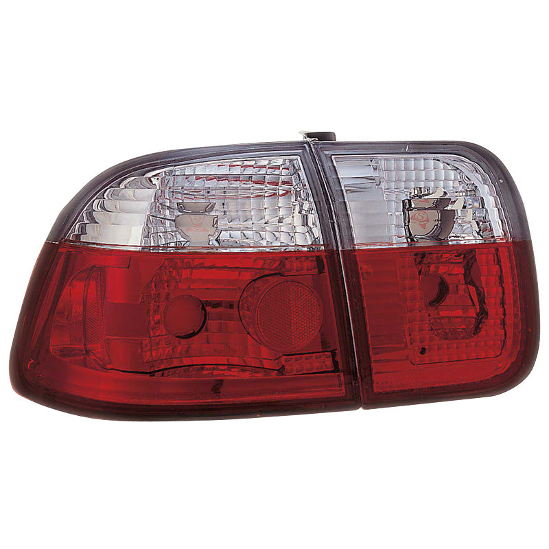 Achterlichten, geschikt voor Honda Civic Sedan 1996-2001 - Rood/helder