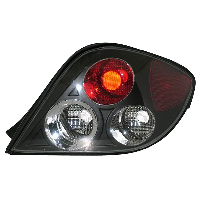 Achterlichten, past op Hyundai Coupe/Tiburon 2002- - Zwart