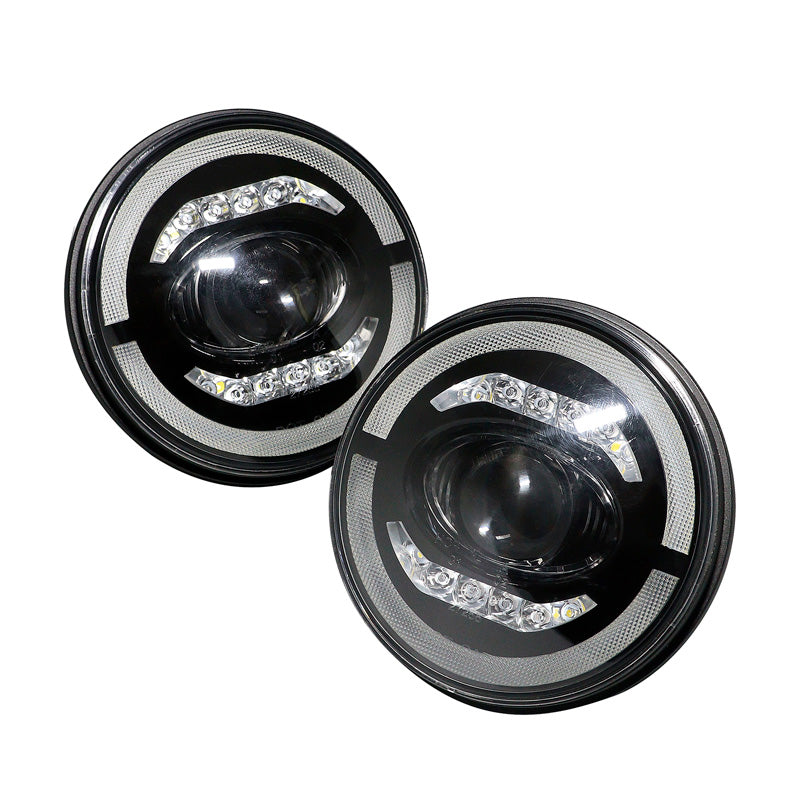 AutoStyle, LED Headlight Kit - Black - E-mark Approved