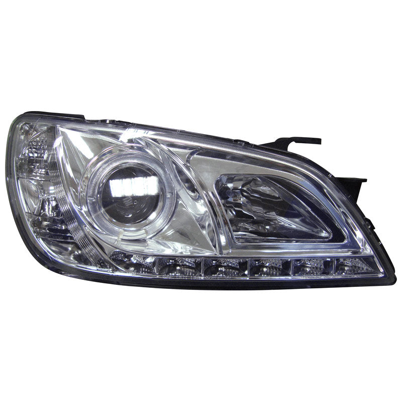 Headlights, DRL-Look fits Lexus IS300 1998-2005 - Chrome