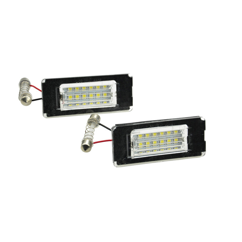AutoStyle, LED number plate lights, fits Mini One/Cooper/S/Cabrio/Coupe/Roadster R56/R57/R58/R59 2006-2014