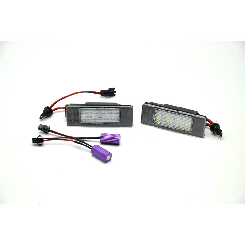 AutoStyle, LED license plate lights, fits Mercedes/Nissan various models