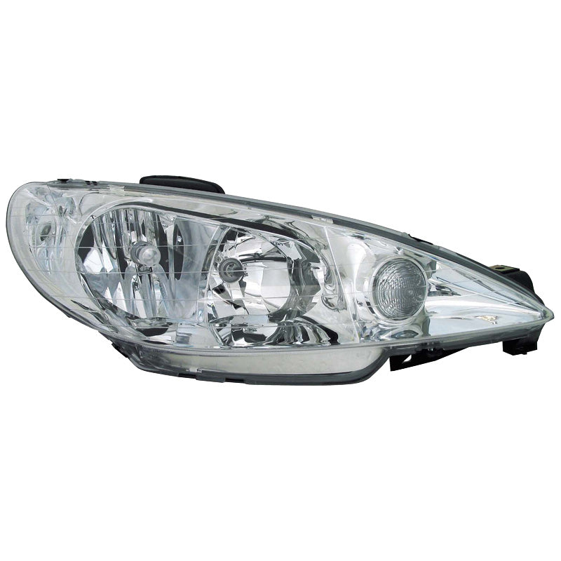 Koplampen, past op Peugeot 206 2002- incl. GTi 1999- - helder