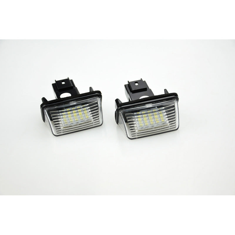 AutoStyle, LED license plate lights, fits Citroen/Peugeot various models
