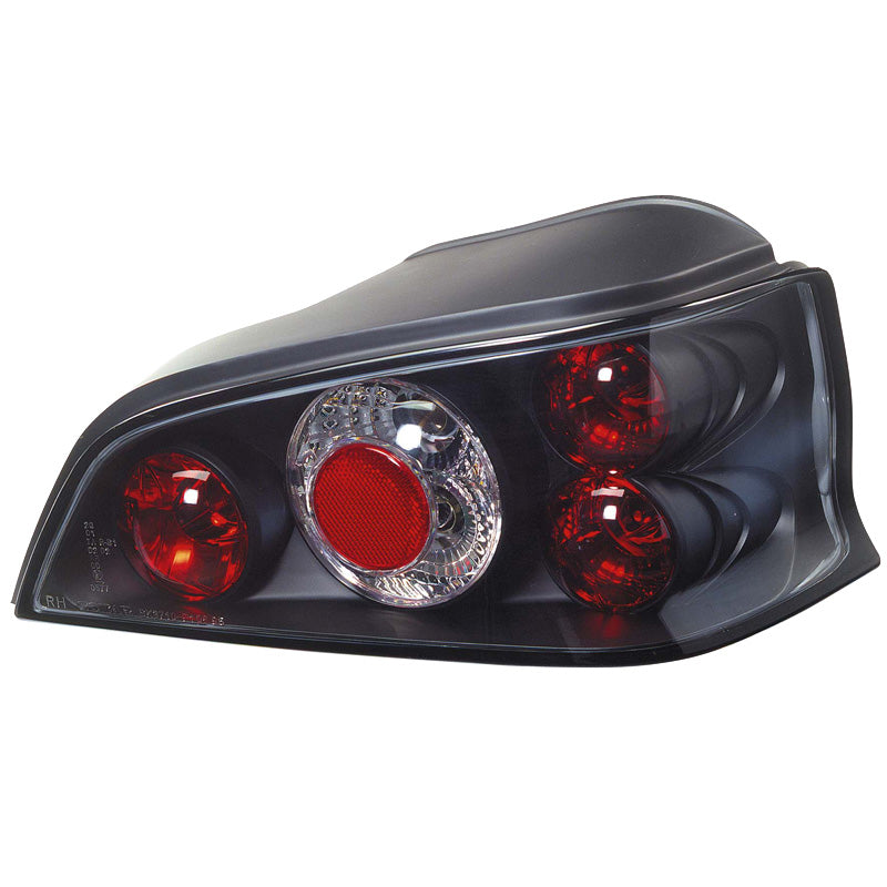 Tail lights, fits Peugeot 106 1996- - Black