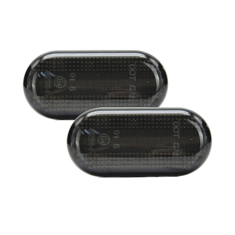 AutoStyle, LED Side Indicator Set - Smoke - With Dynamic Daytime Running Lights