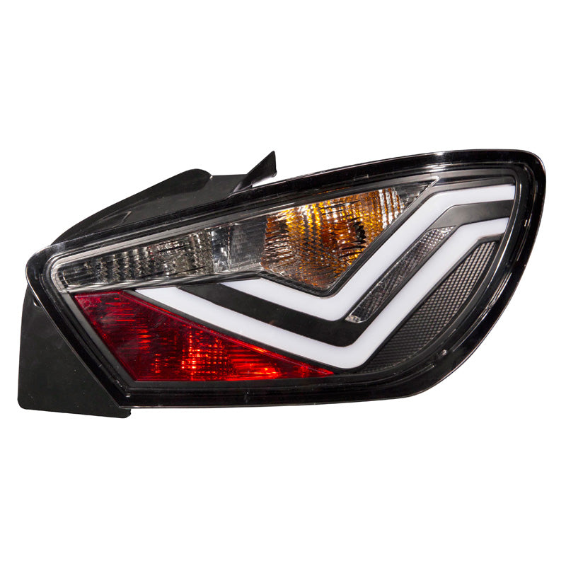 AutoStyle, LED-achterlichten, past op Seat Ibiza 6J SC 3-deurs 2008- - Zwart