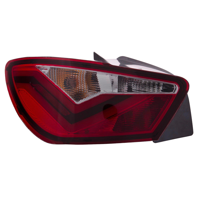 AutoStyle, LED-achterlichten, past op Seat Ibiza 6J SC 3-deurs 2008- - Red/Smoke