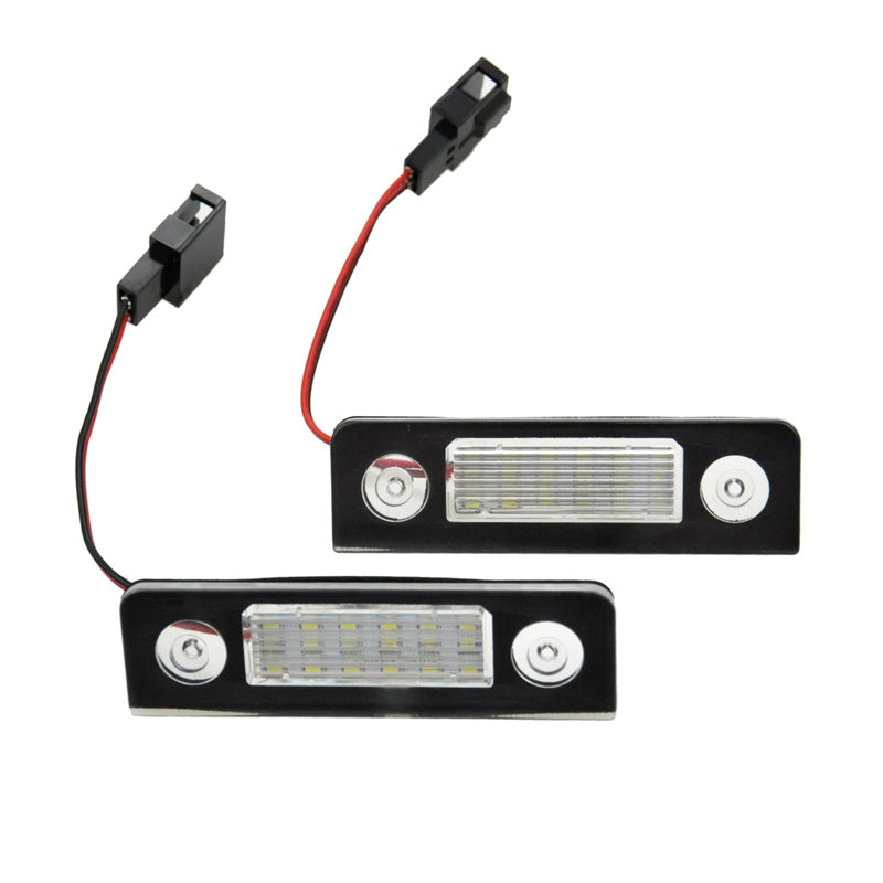 AutoStyle, LED license plate lights, fits Skoda Octavia & Roomster 2004-2013