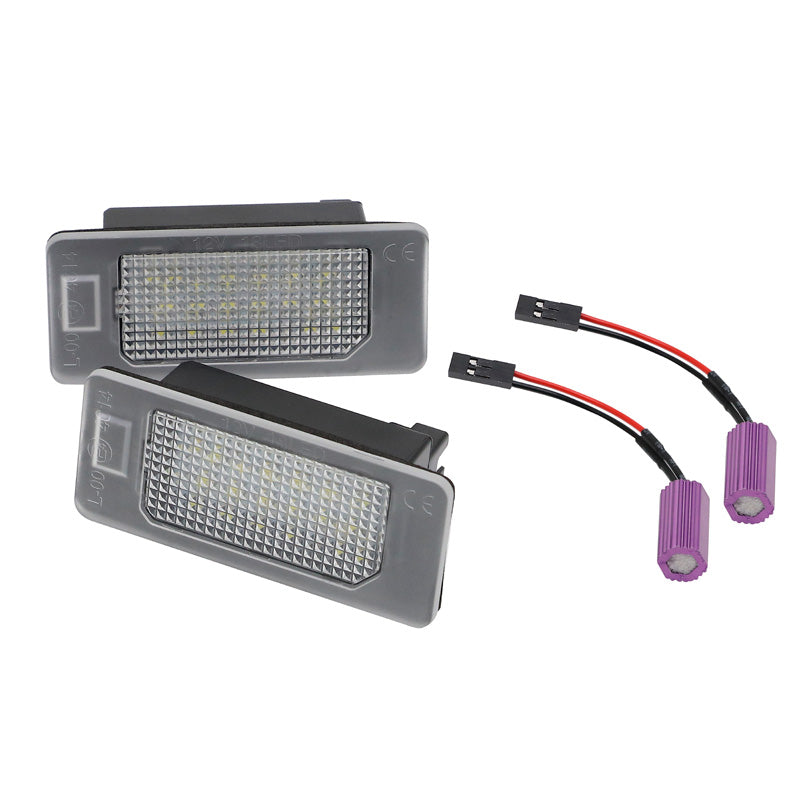 AutoStyle, LED kentekenverlichting, past op Skoda Octavia III/Fabia III/Kodiaq/Rapid/Superb III/Yeti