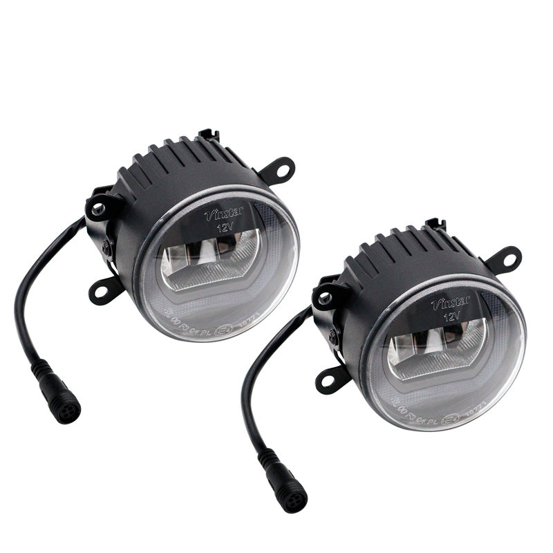 AutoStyle, LED Fog and Driving Light Kit - U-Shape - 90mm - ECE-R19/R87 E-marked