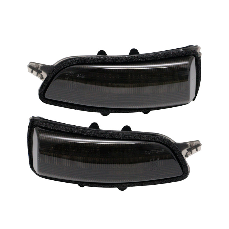 AutoStyle, LED mirror indicators, fits Volvo various models - Smoke - incl. Dynamic Running Light.