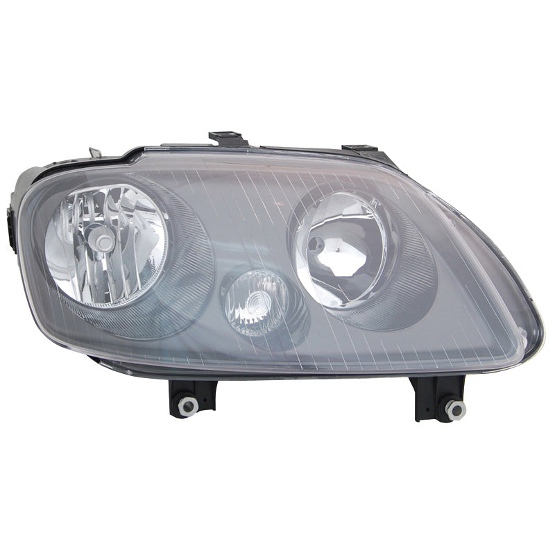Headlights, fits Volkswagen Touran 2003-2006 & Caddy II 2004- - black