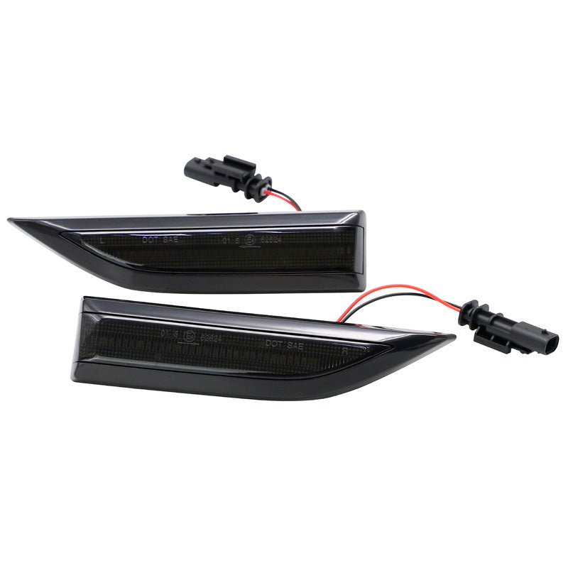 AutoStyle, LED side indicators - Smoke - fits Volkswagen Transporter T6 2015-2020 - Incl. Dynamic Running Light