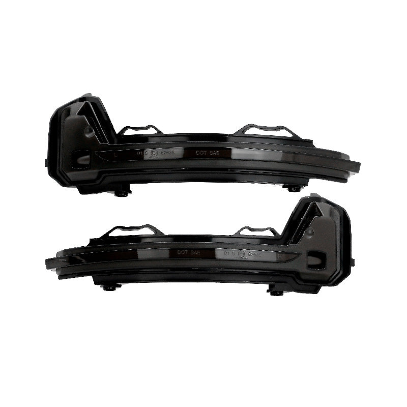 AutoStyle, LED mirror indicators, fits Volkswagen Tiguan II 2016- & Tiguan Allspace 2017- - Smoke - incl. Dynamic Running Light