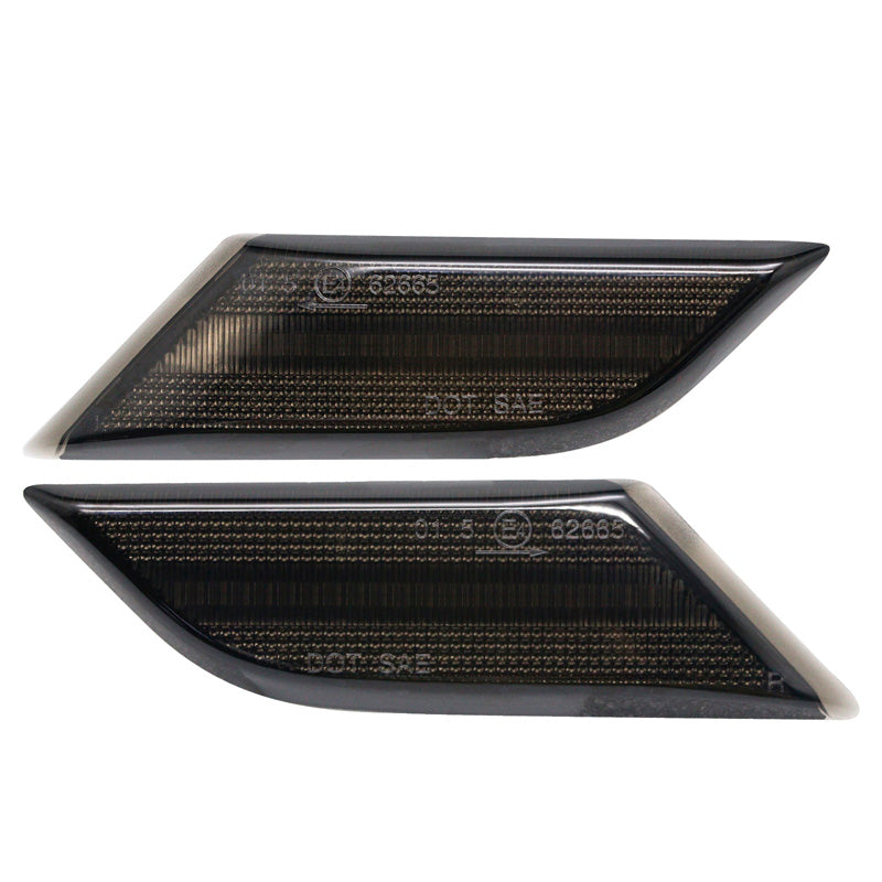 AutoStyle, LED Side Indicators - Smoke - with Dynamic Running Light - fits Volkswagen Transporter T6.1 2020-2022
