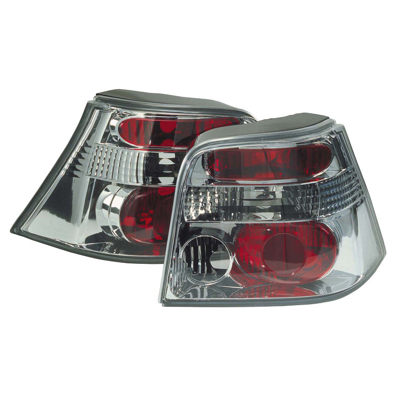 Feux arrière, compatibles avec Volkswagen Golf IV 1998-2003 sauf Variant - Chrome