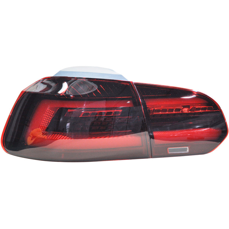 AutoStyle, achterlichtset, LED Golf 8-Look, rood/transparant/smoke, past op Volkswagen Golf VI (2008-2012) excl. Variant