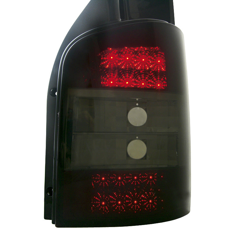 AutoStyle, LED tail lights, fits Volkswagen T5 2003-2015 (for models with rear hatch) - Smoke