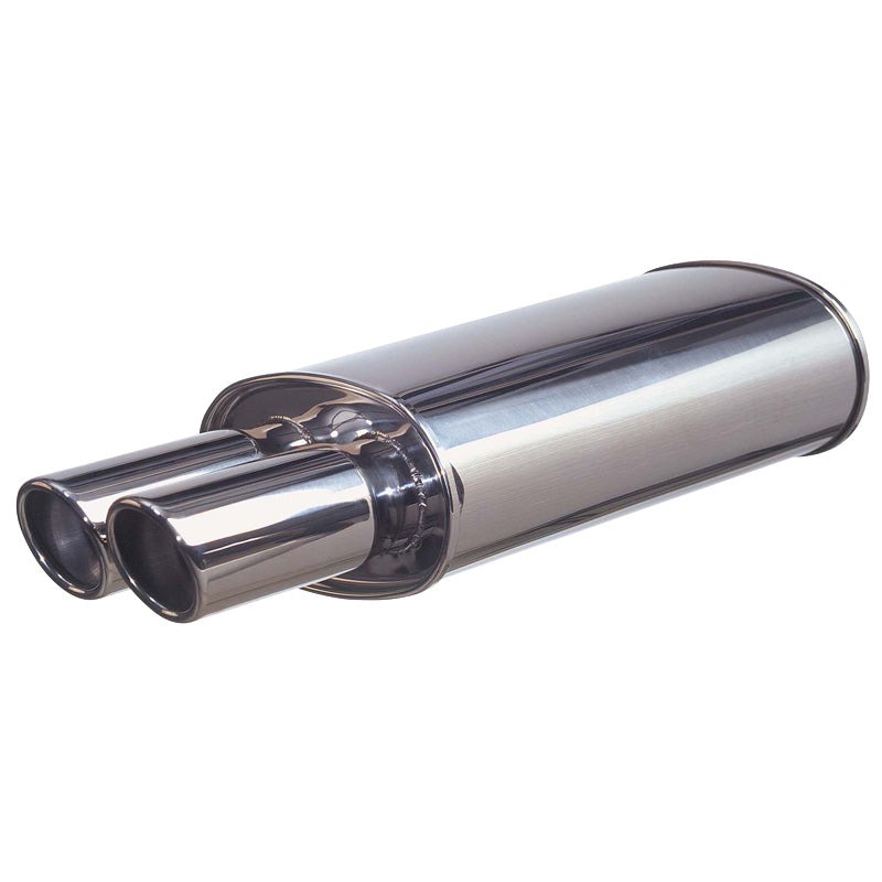 AutoStyle, Sport exhaust - 125x225mm - 2x76mm Round