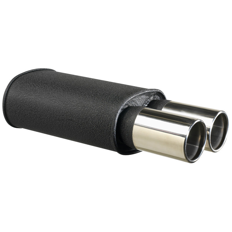AutoStyle, Sport exhaust system - 2x90mm Round - Connection 63,5mm / Outlet 2x90mm