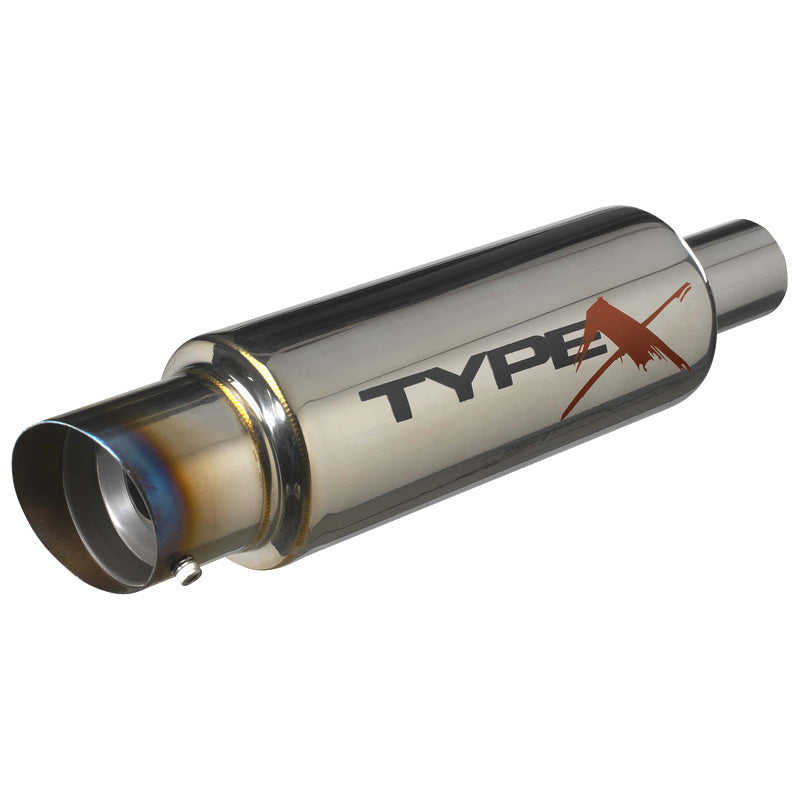AutoStyle, Sport Exhaust Type X-60 Racing 'DualSound' - Angled Tip - Titanium