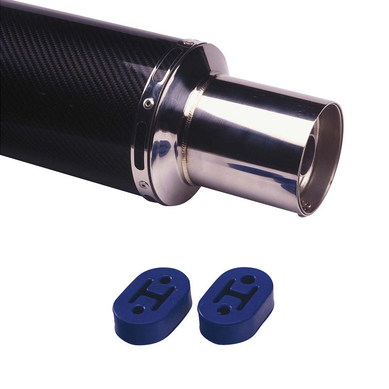 AutoStyle, silentbloc d'échappement universel - noir - 2x9 mm - lot de 2 pièces