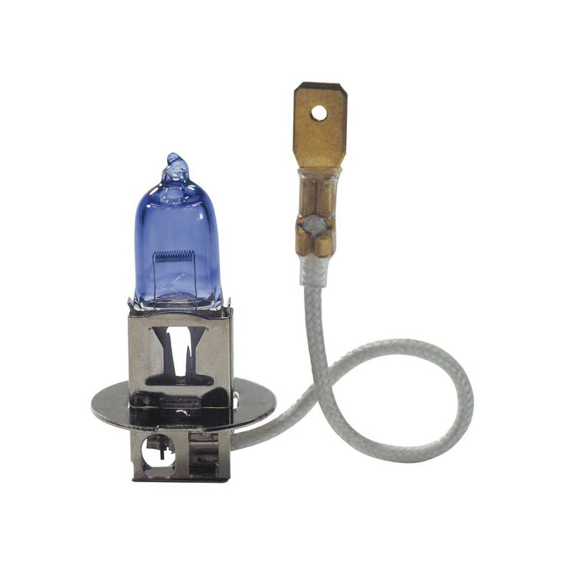 AutoStyle, SuperWhite Blue H3 Halogen Bulbs - 70W/24V - Xenon Look - Set of 2