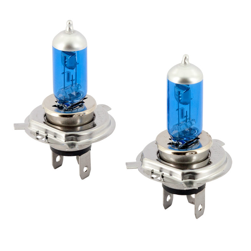 AutoStyle, SuperWhite Xenon Blue Halogen Bulbs - 60/55W - 4000K - Set of 2 pcs.