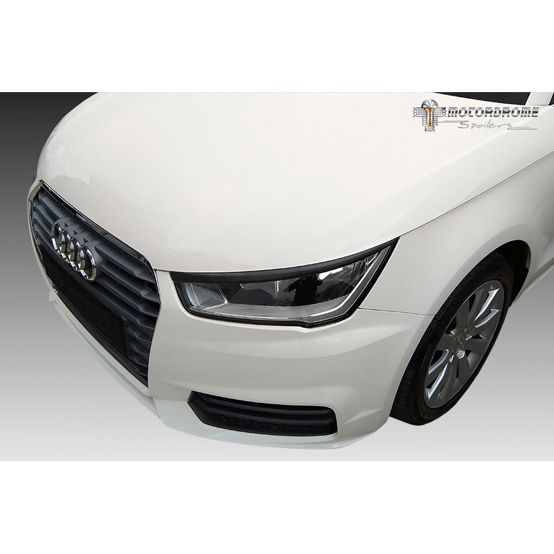 Motordrome, koplampspoilers, passend voor Audi A1 (8X) 3/5-deurs 2010-2018 (ABS)