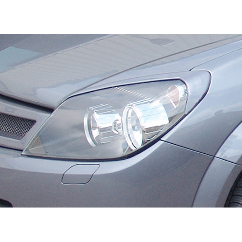 Motordrome, headlight eyebrows, fits Opel Astra H GTC 2005-2009 (ABS)