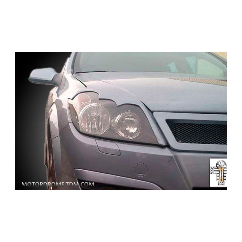 Motordrome, Paupières de phares, compatibles avec Opel Astra H 5-doors 2004-2009 (ABS)