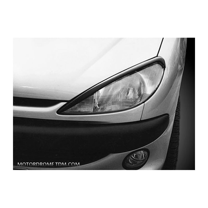 Motordrome, sourcils de phares, convient à Peugeot 206 (ABS)