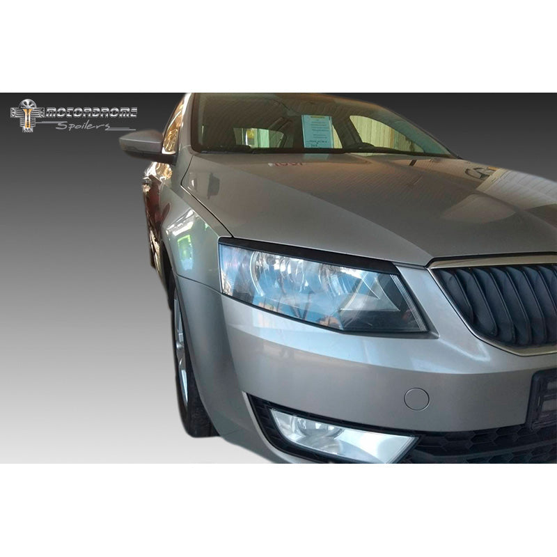 Motordrome, Headlight eyelids, fits Skoda Octavia III Sedan/Estate 2013-2017 (ABS)