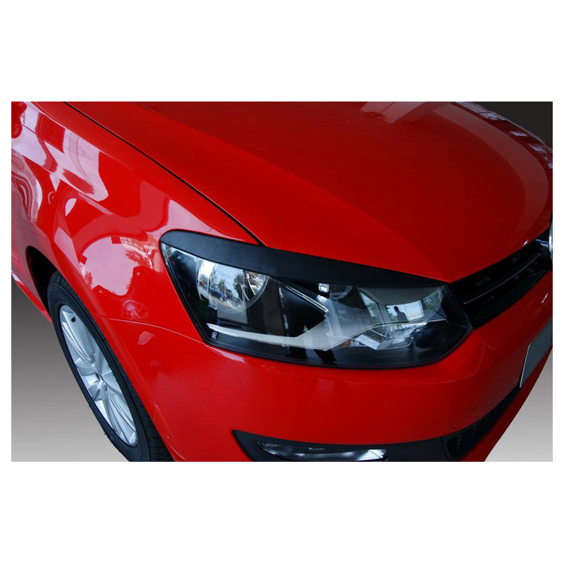 Motordrome, Paupières de phares, compatibles avec Volkswagen Polo 6R & 6C 2009-2017 (ABS)