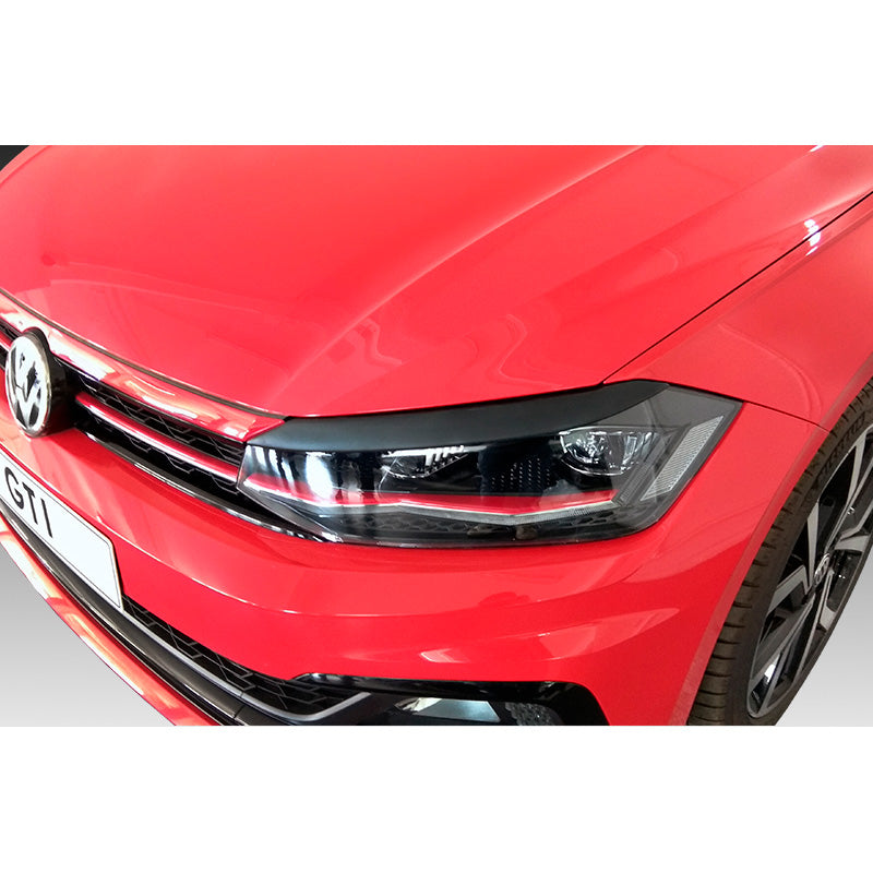 Motordrome, koplampkappen, past op Volkswagen Polo VI 2017- (ABS)