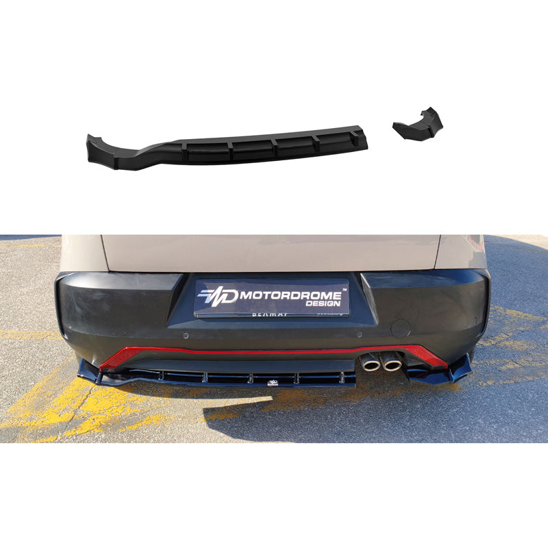 Motordrome, Rear Lower Lip, Gloss Black, fits Alfa Romeo Junior (2024-)