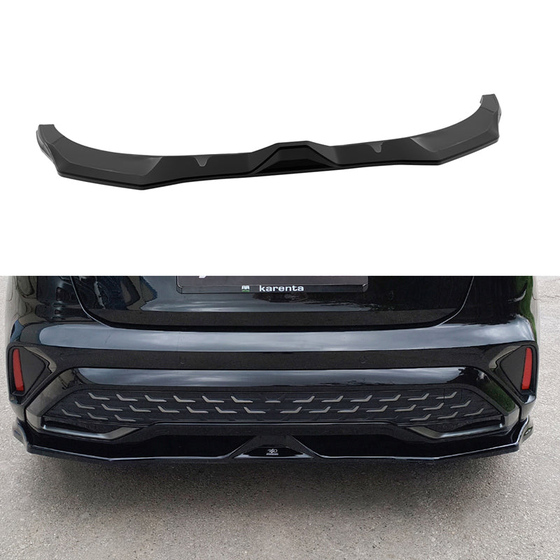 Motordrome, Rear Lip, ABS, gloss black, fits Audi A3 (8Y) Sportback S-Line Facelift (2024-)