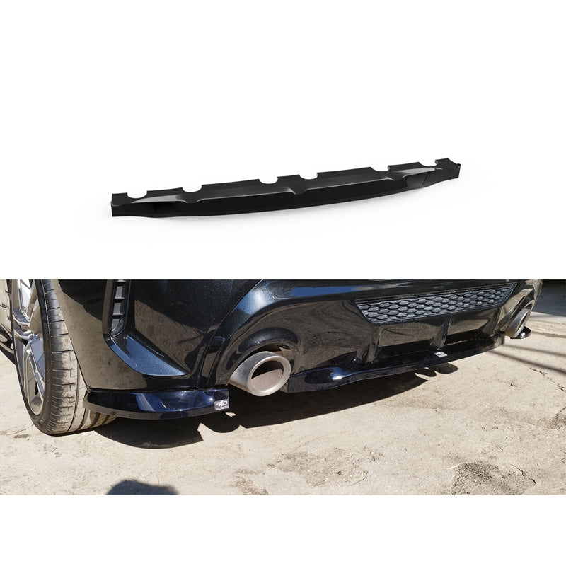 Motordrome, jupe de pare-chocs arrière (diffuseur), ABS noir brillant, Convient à BMW 1-Series (F40) M135i 2019-2024