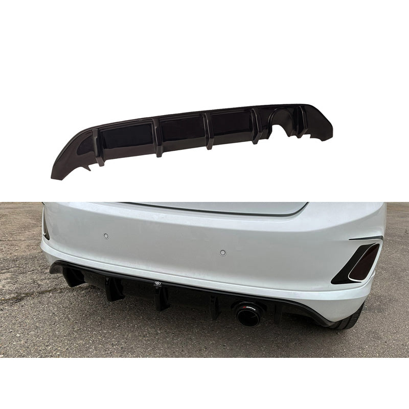 Motordrome, jupe arrière de pare-chocs (diffuseur), convient à Ford Fiesta VIII ST-Line 2017- (ABS)
